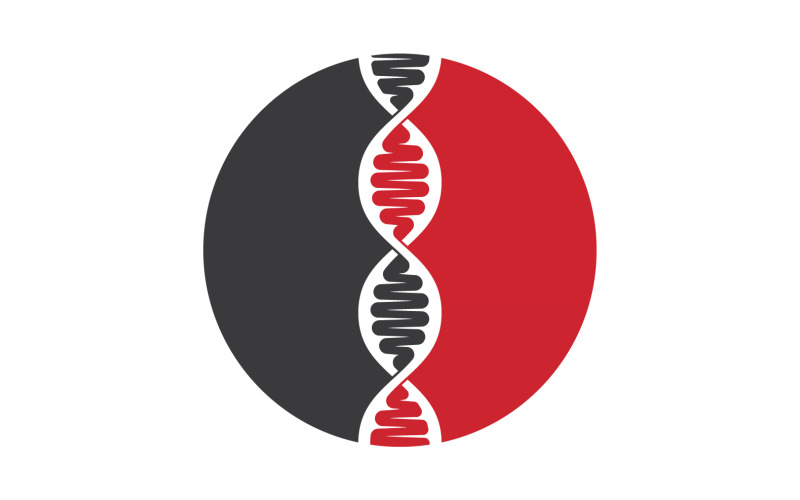 DNA Vector Logo Design Template Modern Medical V43 Logo Template