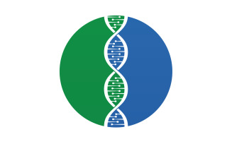 DNA Vector Logo Design Template Modern Medical V44