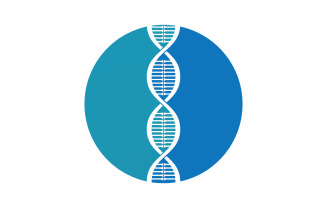 DNA Vector Logo Design Template Modern Medical V46