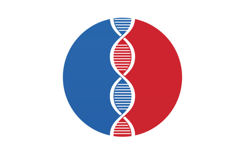 DNA Vector Logo Design Template Modern Medical V47 Logo Template