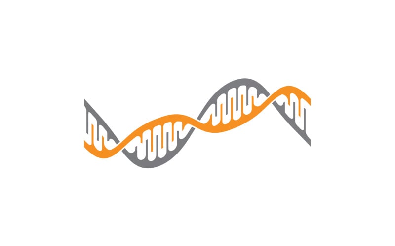 DNA Vector Logo Design Template Modern Medical V4 Logo Template