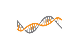 DNA Vector Logo Design Template Modern Medical V4