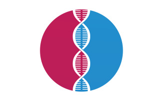 DNA Vector Logo Design Template Modern Medical V52