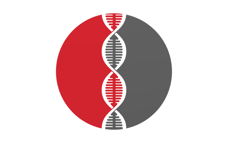 DNA Vector Logo Design Template Modern Medical V53 Logo Template