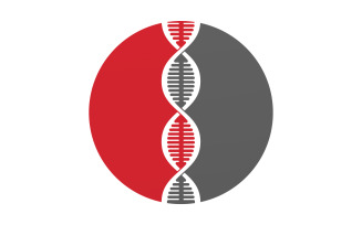 DNA Vector Logo Design Template Modern Medical V53
