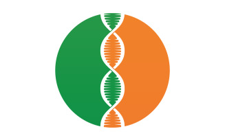 DNA Vector Logo Design Template Modern Medical V54