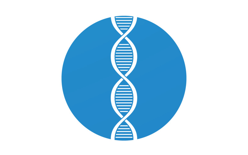DNA Vector Logo Design Template Modern Medical V55 Logo Template