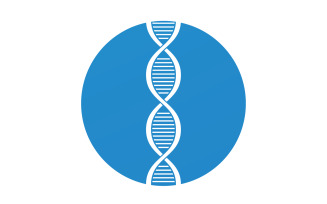 DNA Vector Logo Design Template Modern Medical V55