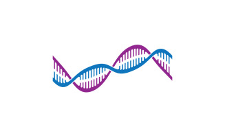 DNA Vector Logo Design Template Modern Medical V6