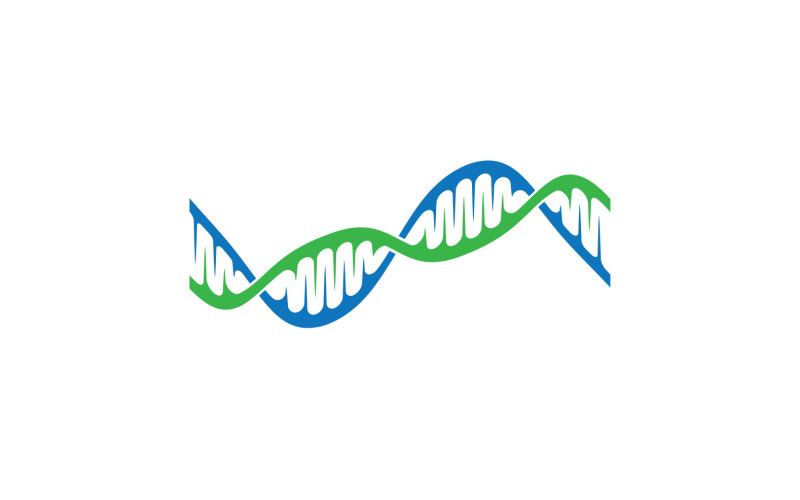 DNA Vector Logo Design Template Modern Medical V7 Logo Template