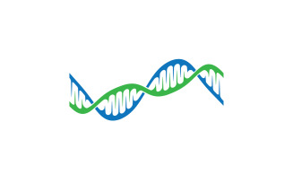 DNA Vector Logo Design Template Modern Medical V7