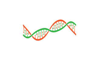DNA Vector Logo Design Template Modern Medical V8