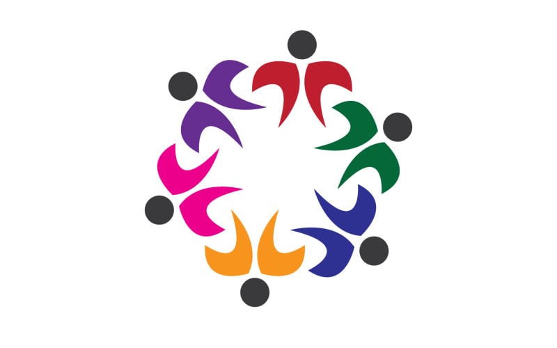 Community Logo Design Template For Teams or Groups V14 Logo Template
