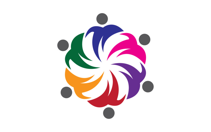 Community Logo Design Template For Teams or Groups V35 Logo Template