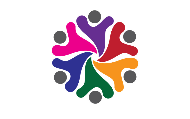 Community Logo Design Template For Teams or Groups V9 Logo Template