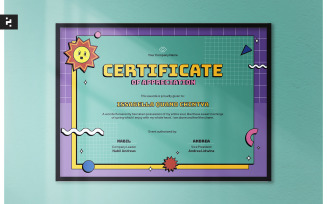Kids Theme Certificate Template