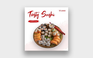 Sushi restaurant food social media