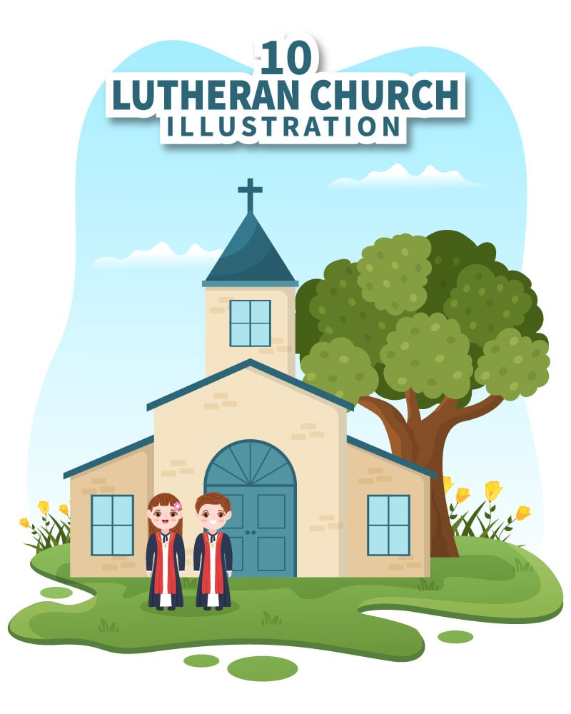 Kit Graphique #298756 Lutheran Pastor Divers Modles Web - Logo template Preview