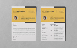Resume/CV PSD Design Templates Vol 122