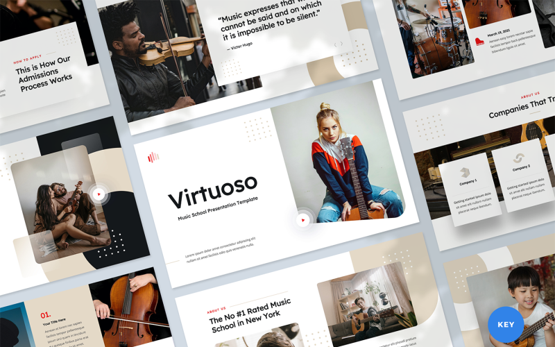 Music School Presentation Keynote Template