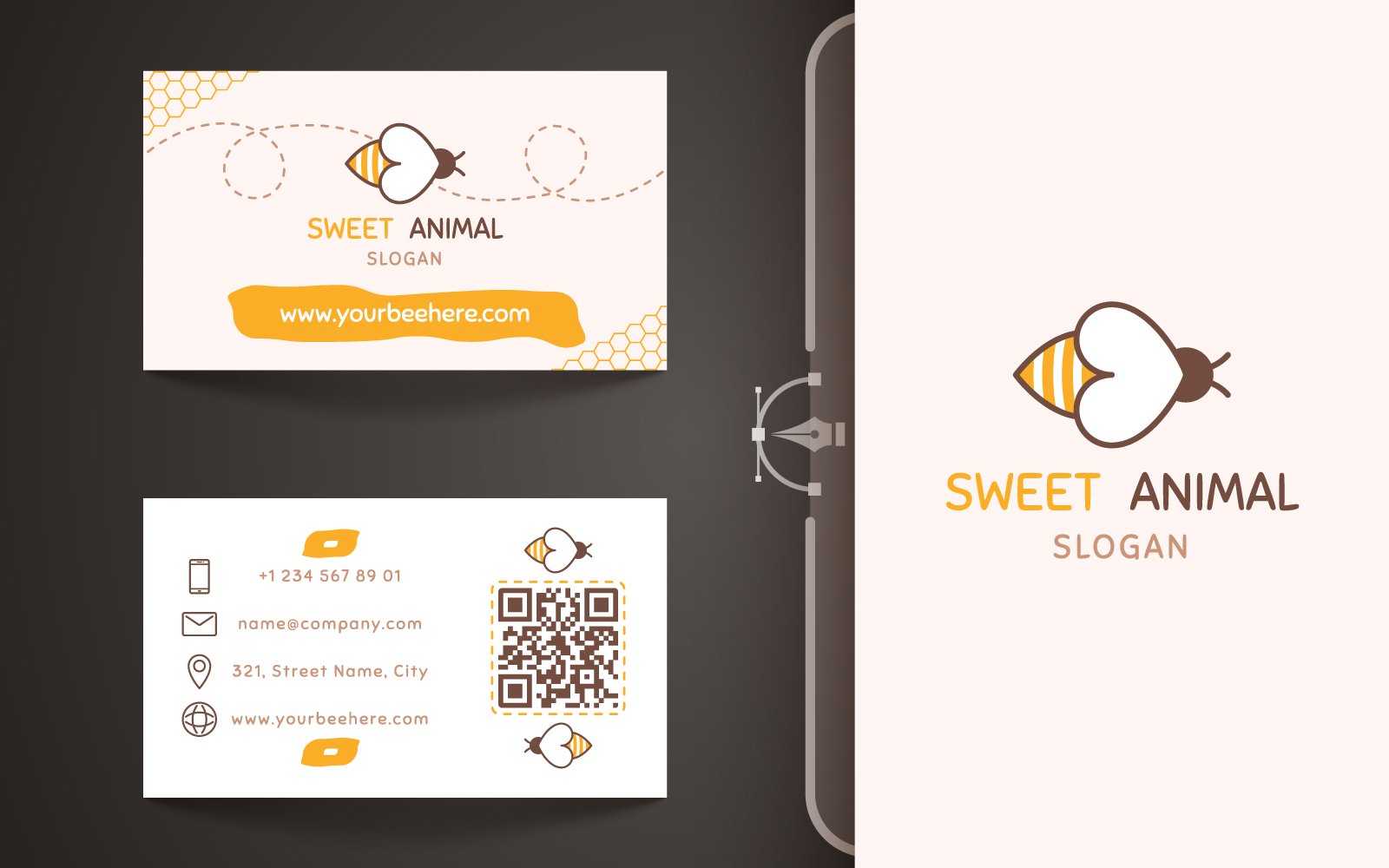 Template #298927 Business Card Webdesign Template - Logo template Preview