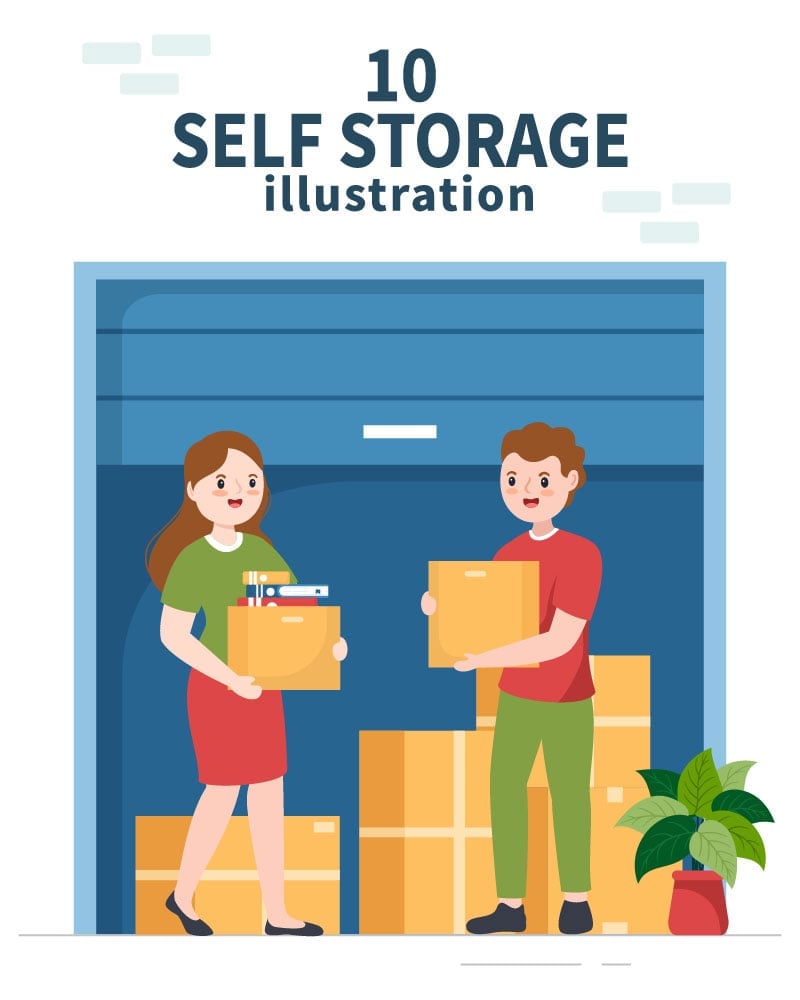 Kit Graphique #298973 Self Storage Divers Modles Web - Logo template Preview