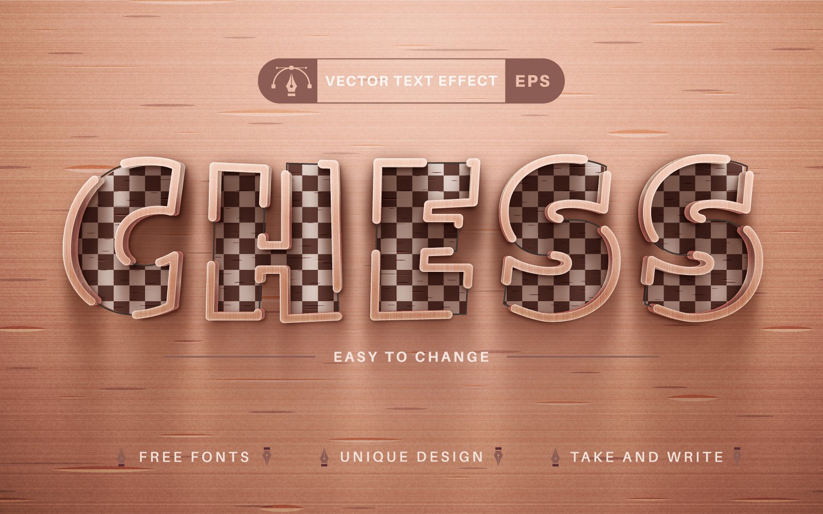 Template #298993 Effect Font Webdesign Template - Logo template Preview