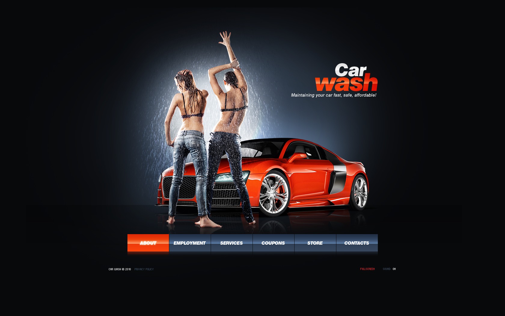Car Wash Flash Template 29944