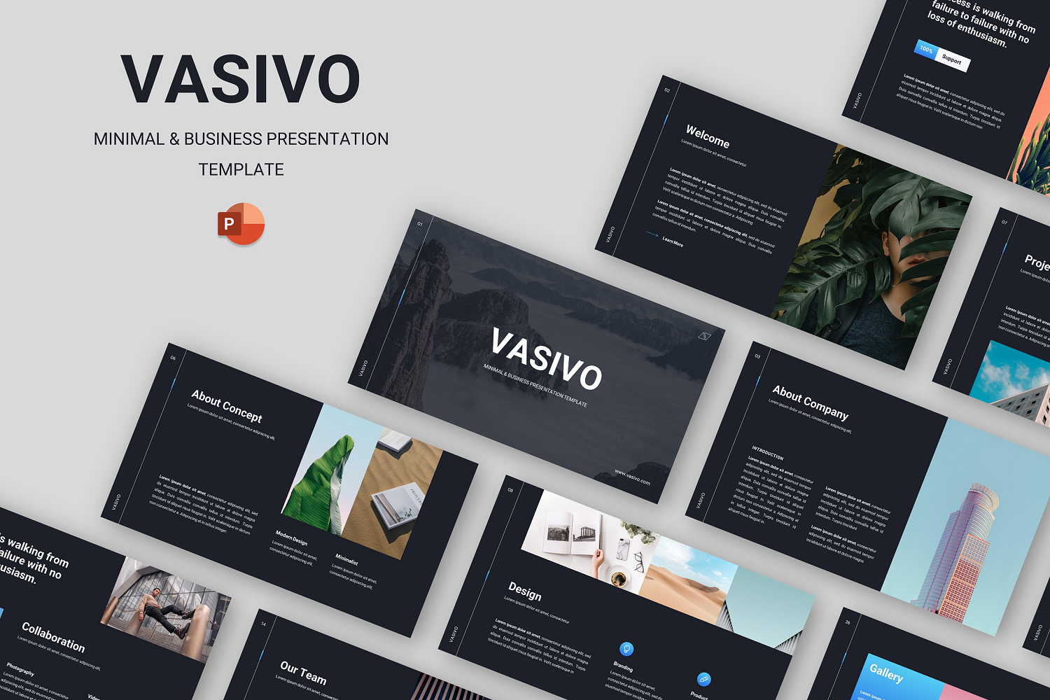 Vasivo - Minimal & Business Powerpoint Template