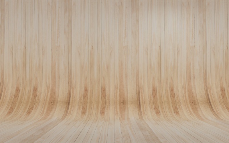 Curved brown Color Wood Parquet background Background