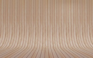 Curved Coral Wood Parquet background