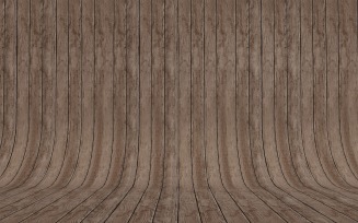Curved dark brown Wood Parquet background