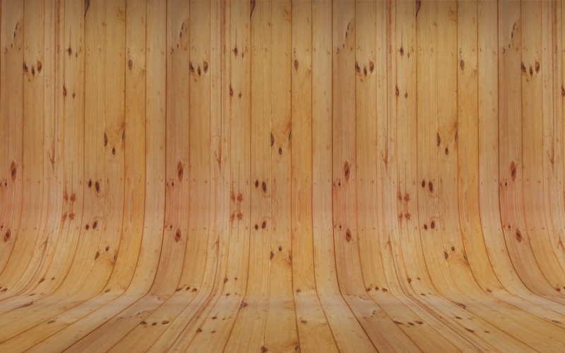 Curved Grunge brown Wood Parquet background Background