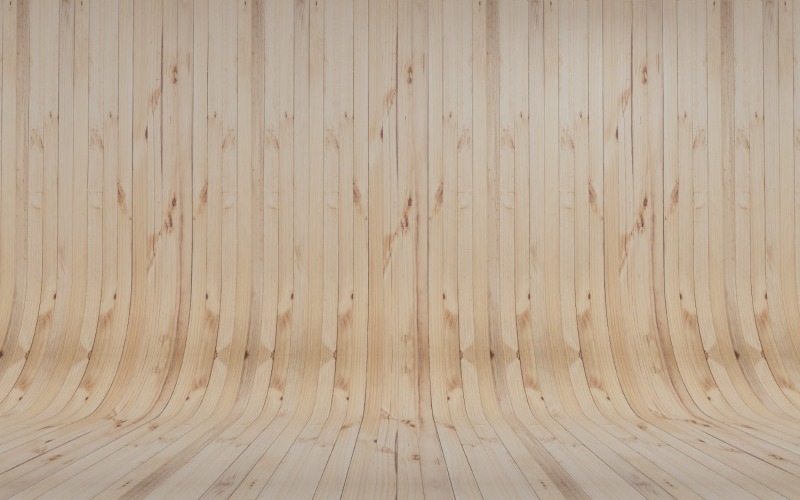 Curved Light brown color Wood Parquet background Background