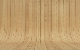 Curved Light brown Wood Parquet background