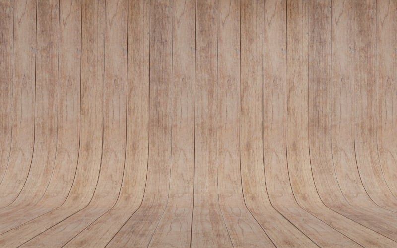 Curved Light brown Wood Parquet background Background