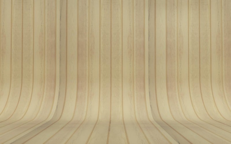 Curved Pastel yellow Wood Parquet background Background