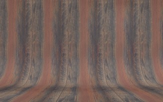 Curved Black and red Wood Parquet background