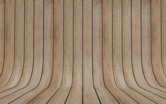 Curved brown color Wood Parquet background.