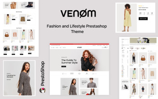 Venom Fashion and Apparel Store PrestaShop Theme