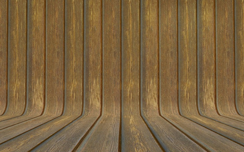 Curved Bronze Color Wood Parquet background Background