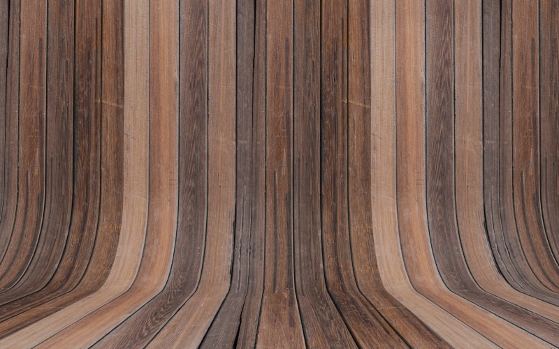 Curved Brown And Ten Wood Parquet background Background