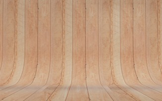 Curved brown Wood Parquet background.
