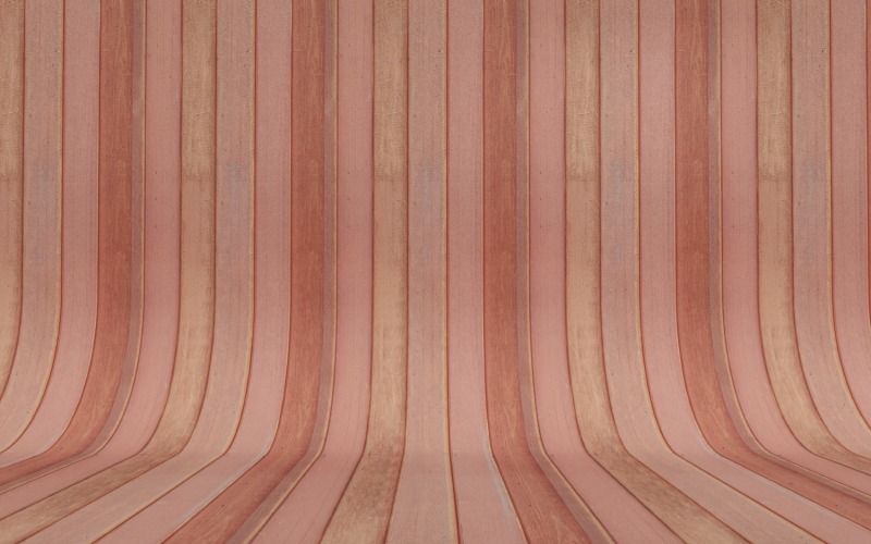 Curved cherry Wood Parquet background Product Mockup