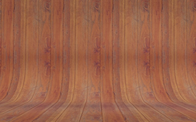 Curved Red Wood Parquet background Background