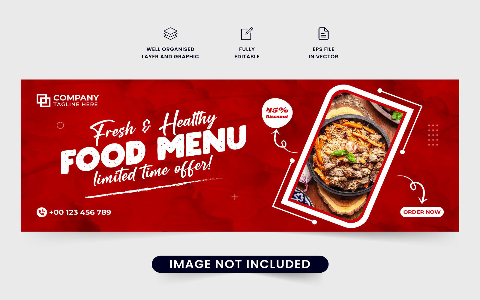 Template #299433 Food Menu Webdesign Template - Logo template Preview