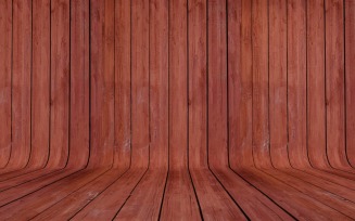 Curved Dark Red Color Wood Parquet background