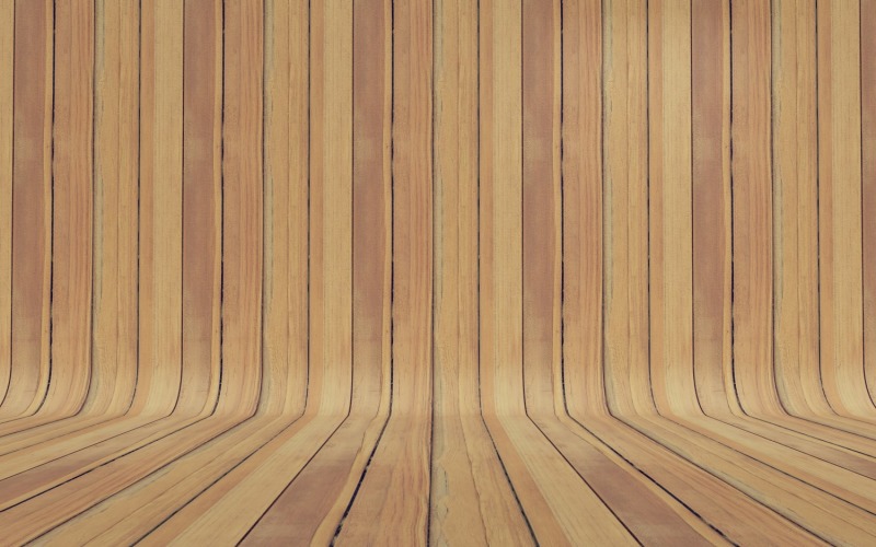 Curved Tan And Peru Color Wood Parquet background Background