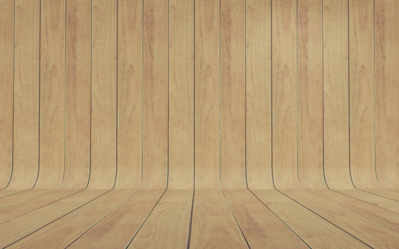 Curved Tan Color Wood Parquet background. Background