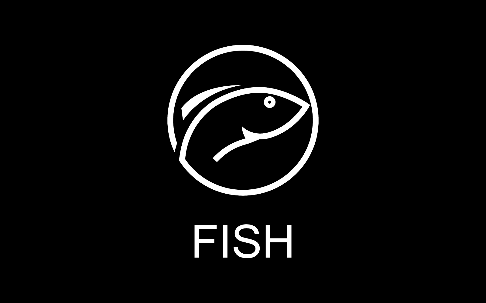 Fish ilustration logo vector template Logo Template